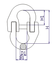 G80 connecting link dia